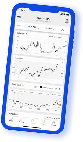 Mobiel apparaat met de digitale webapplicatie van Trouw Waardelatuur